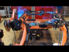 Le bras robot Kuka KR 10 R1420 avec positionneur de soudage CNGBS et soudeur Megmeet pour le soudage robotique Solu