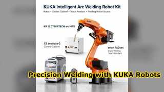 Solutions d'automatisation de robots de soudage à l'arc intelligents KUKA