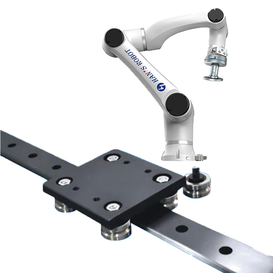 Round Rails Camera Robot Robot de collaboration de Hans E5 avec le bras pneumatique de Cobot d ...